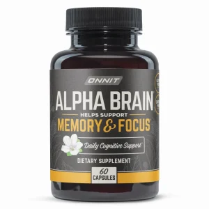 Alpha BRAIN Premium Nootropics for Brain Health, Memory and Concentration