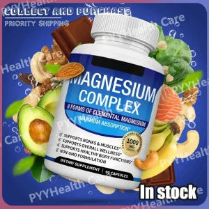 Magnesium Complex with Glycinate Citrate Malate Multiple Magnesium Forms 1000mg