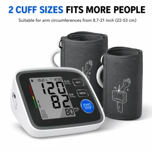 Automatic Upper Arm Blood Pressure Monitor with 2 Cuffs