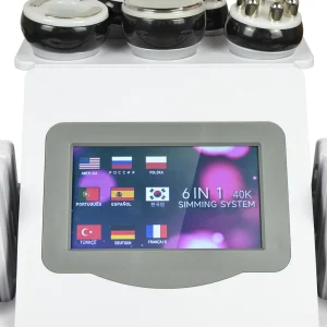 6-in-1 40K Ultrasonic Cavitation Body Sculpting Machine